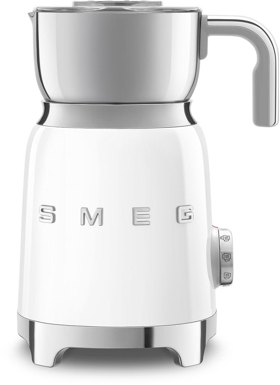 کف شیر ساز اسمگ ایتالیا مدل SMEG MFF01WHEU - رنگ سفید - طراحی رترو دهه ۵۰